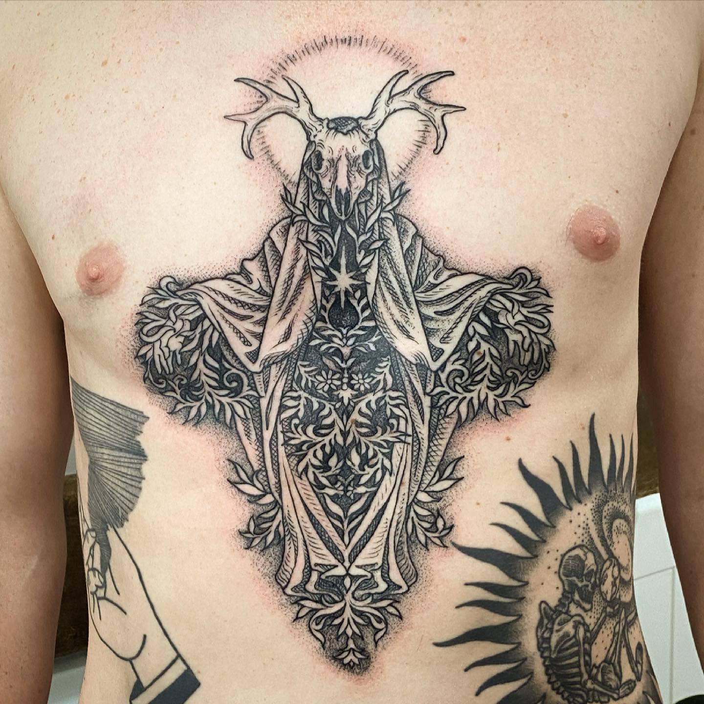 Horned God Pagan Tattoo